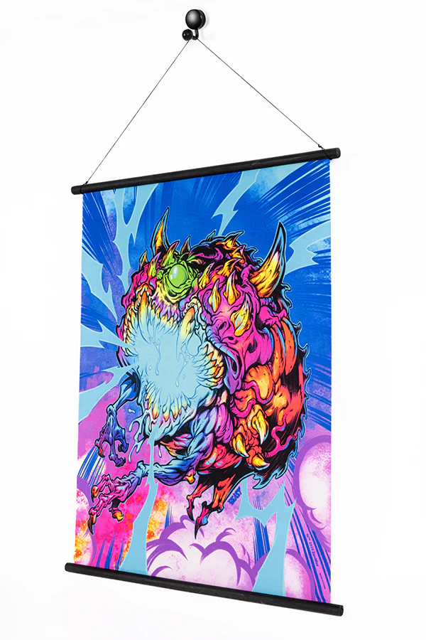 DOOM Eternal Cacodemon Wall Scroll by Beast Wreck - Image 6
