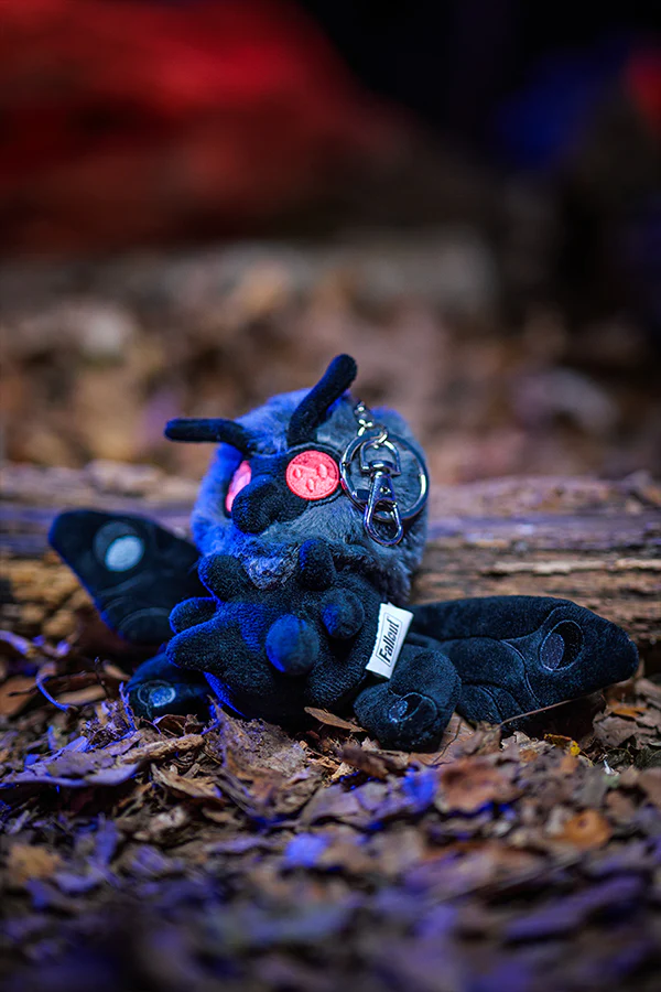 Fallout Chibi Mothman Cryptid Plush Keychain - Image 3