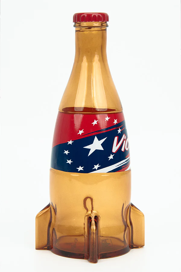 Fallout Nuka-Cola Victory Glass Bottle & Caps - Image 4